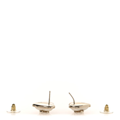 Chanel Pearl CC Heart Earrings Gold 3 of 4