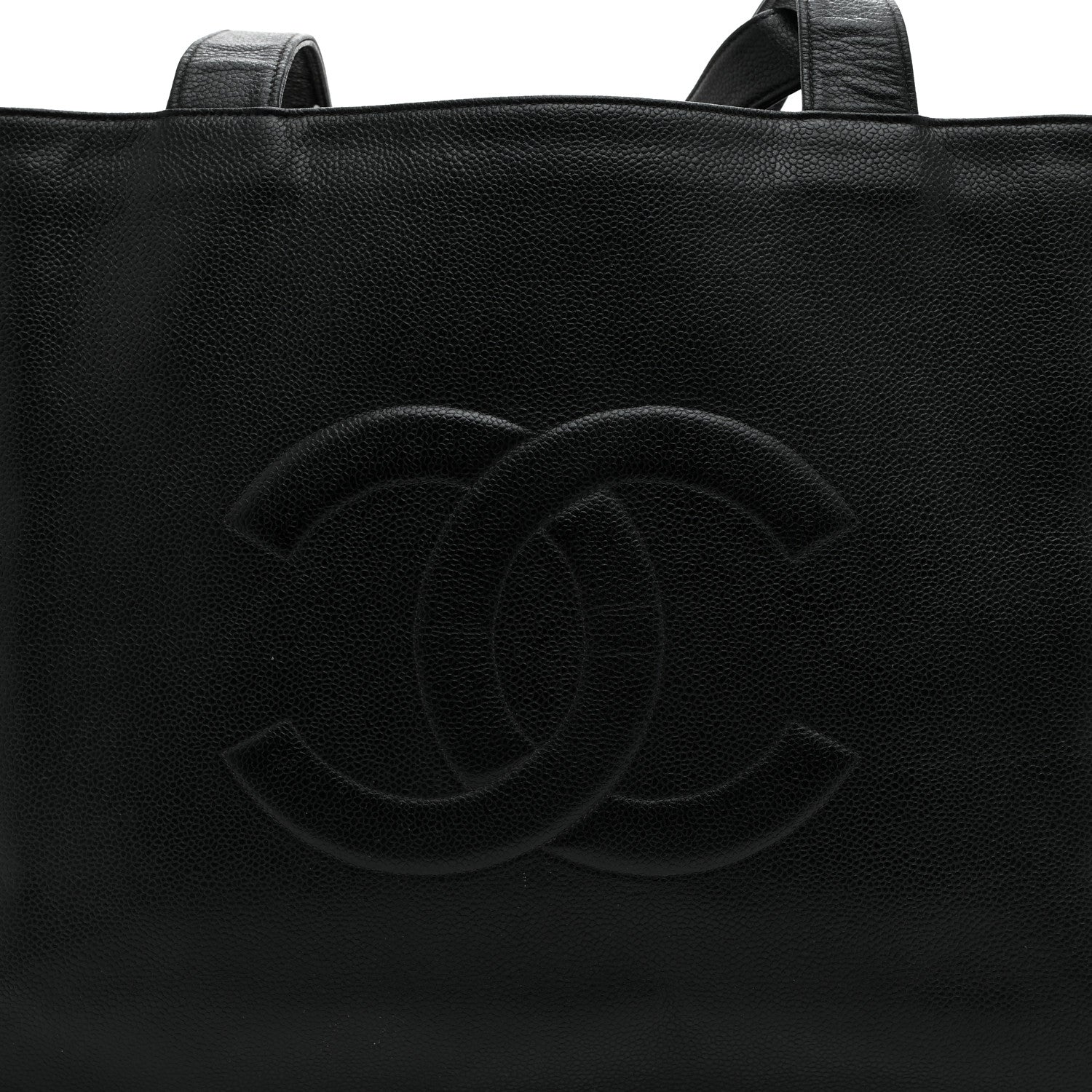 Chanel Caviar CC Tote Black 9 of 11