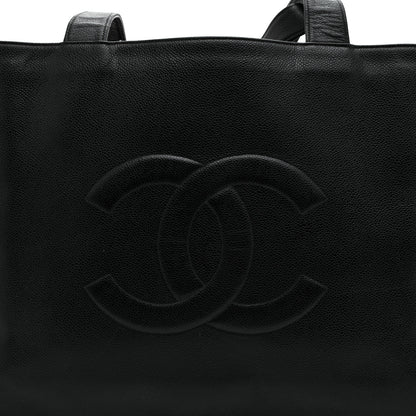 Chanel Caviar CC Tote Black 9 of 11