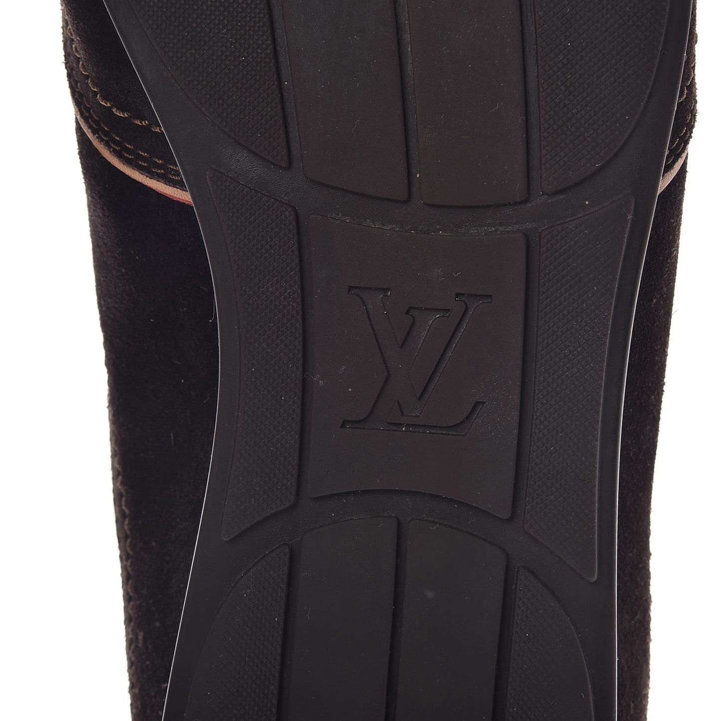 Suede Monogram Speeding Velcro Sneakers 8.5