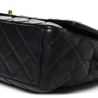 Chanel Lambskin Quilted Maxi Single Flap Black 10 of 11