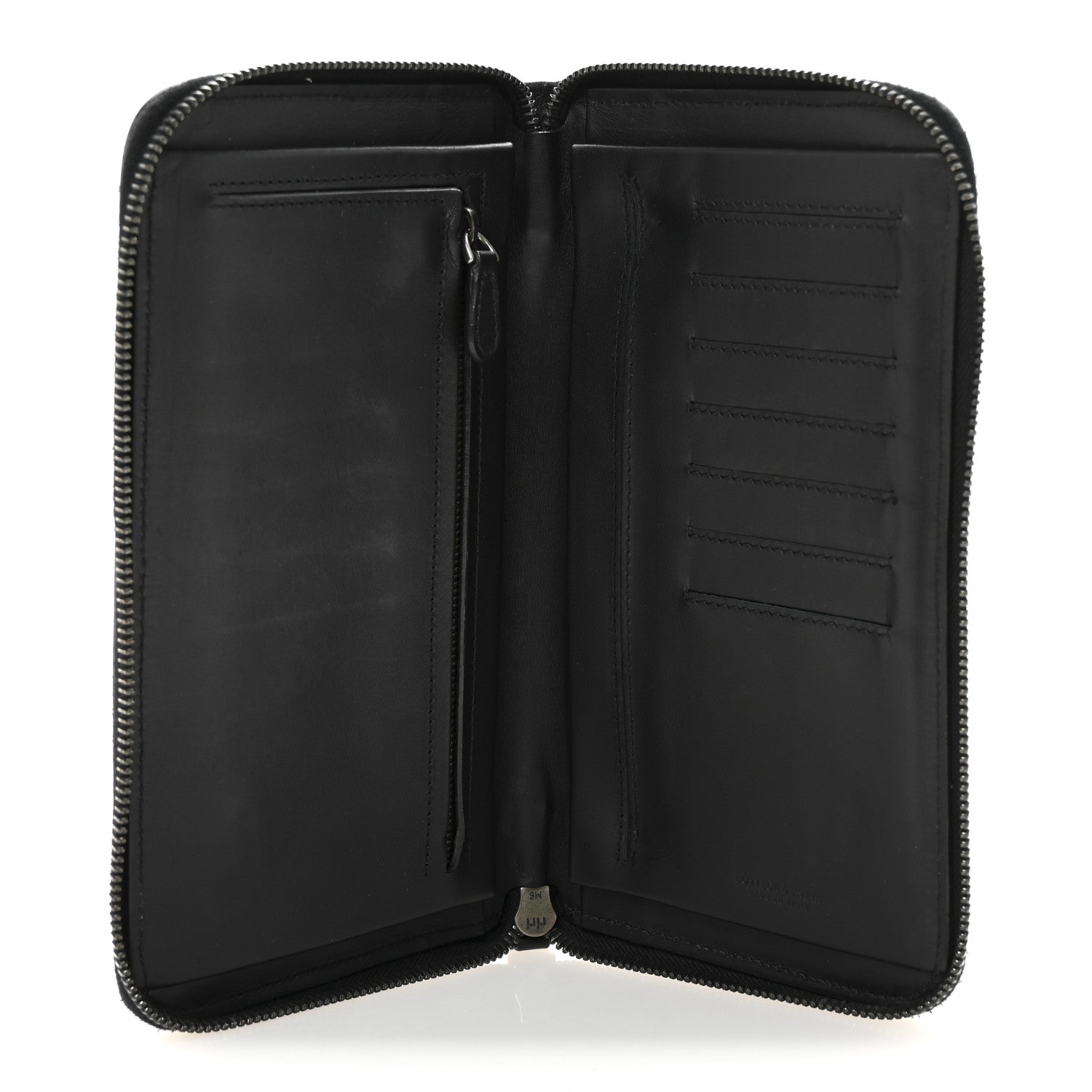 Bottega Veneta Nappa Intrecciato Travel Organizer Wallet Black 5 of 7
