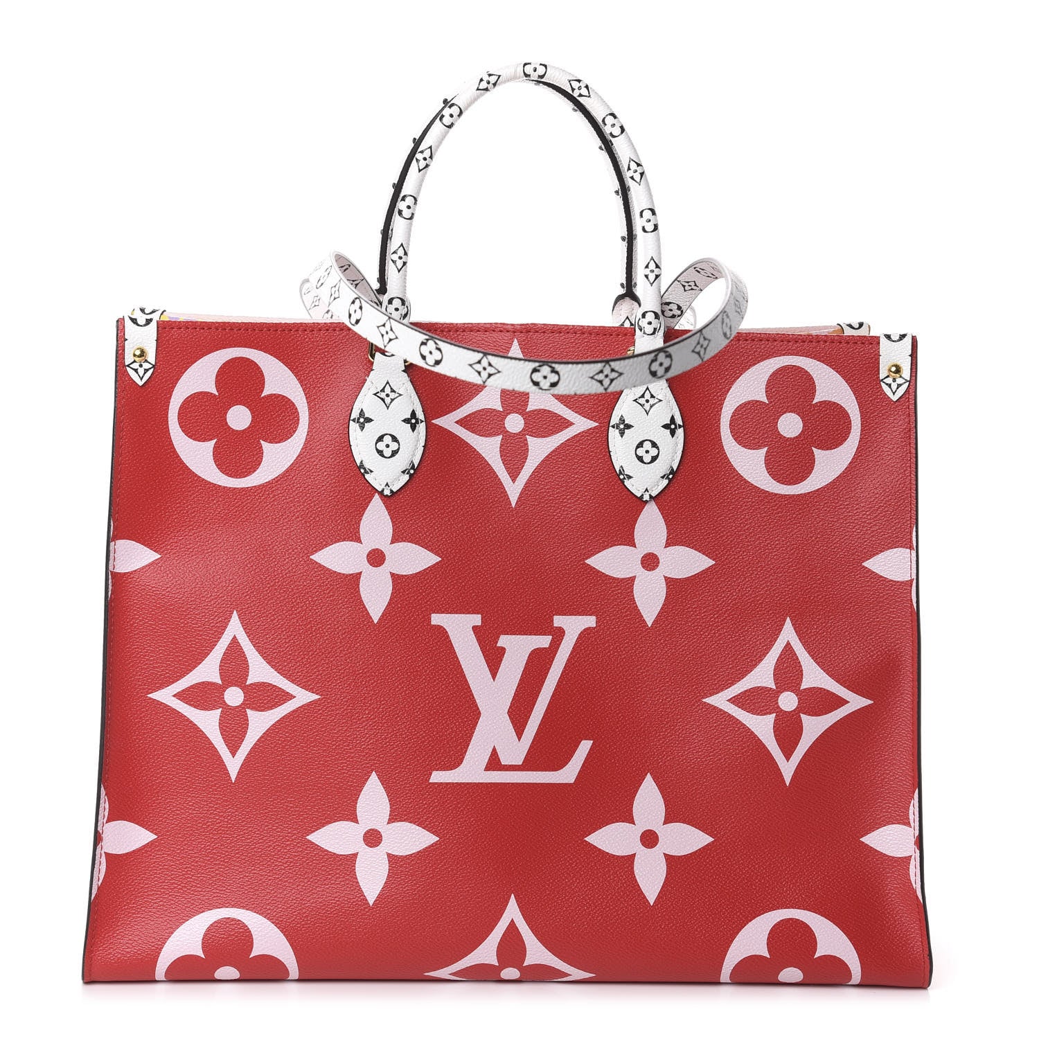 Louis Vuitton Monogram Giant Onthego GM Rouge Rose 1 of 8