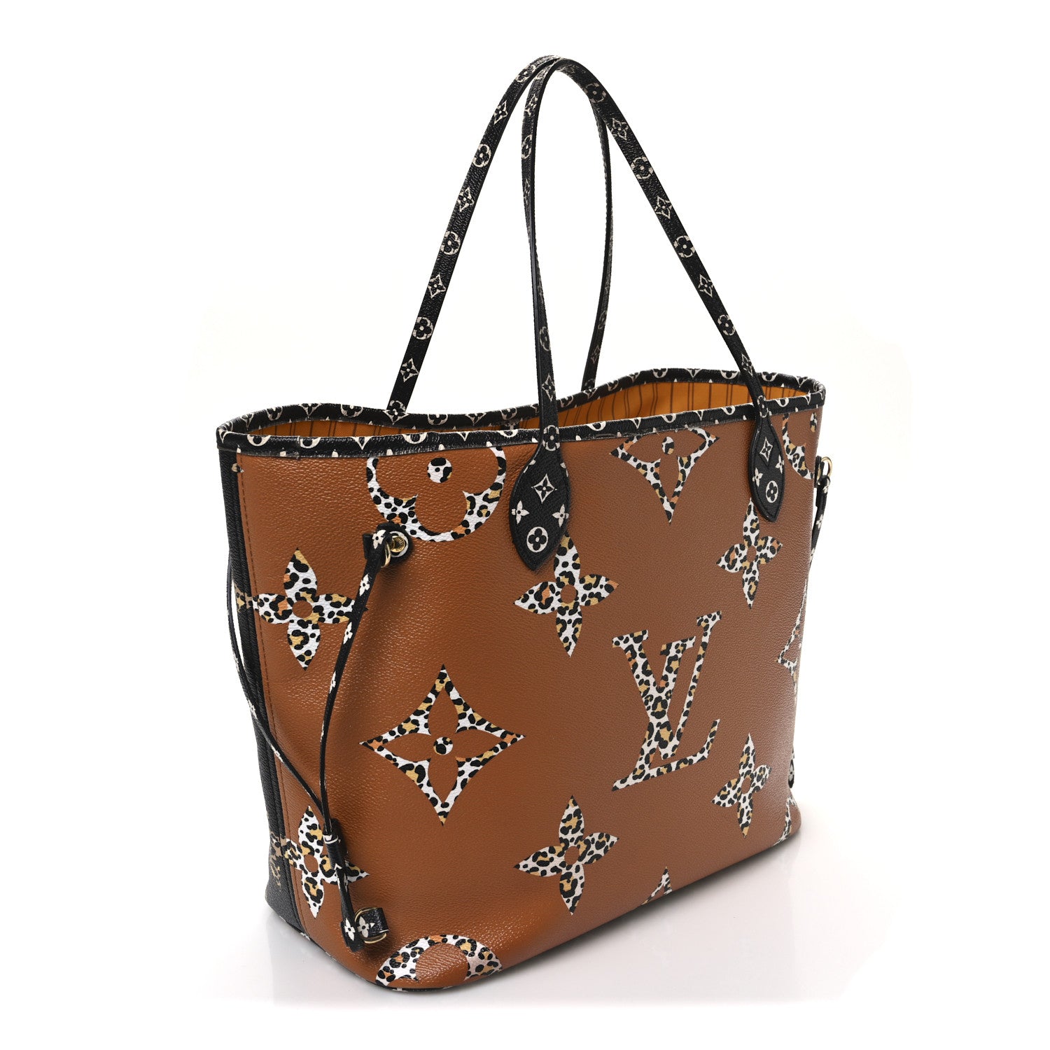 Louis Vuitton Monogram Giant Jungle Neverfull MM Black 3 of 12