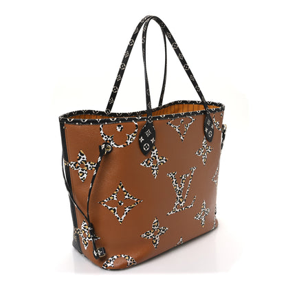 Louis Vuitton Monogram Giant Jungle Neverfull MM Black 3 of 12