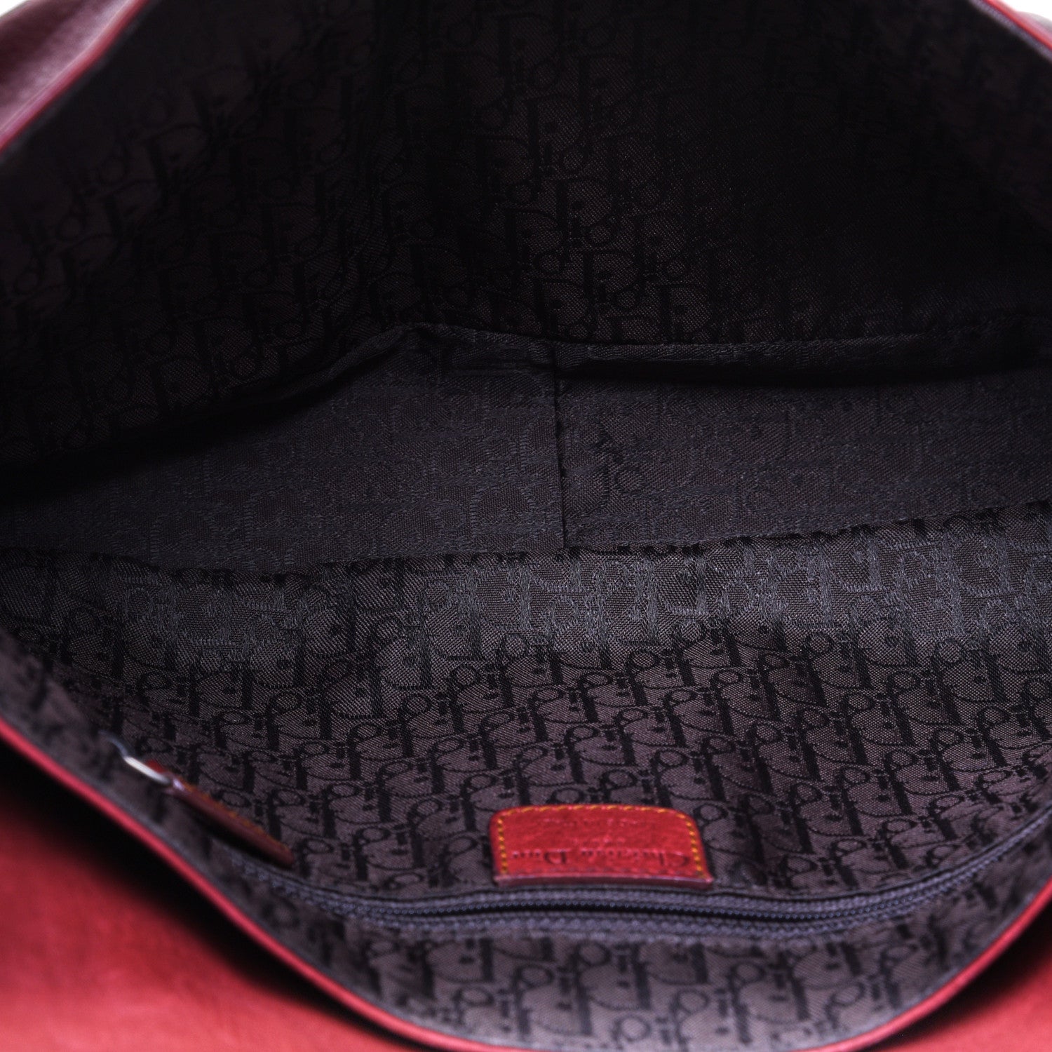 Christian Dior Calfskin Medium Gaucho Double Saddle Red 5 of 16