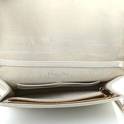 Christian Dior Calfskin KaleiDiorscopic Diorama Wallet On Chain Pouch Latte Multicolor 5 of 10