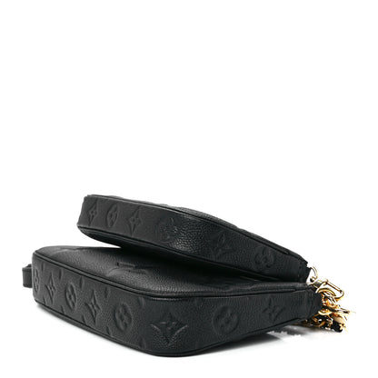 Louis Vuitton Empreinte Monogram Giant Multi Pochette Accessories Black 10 of 13