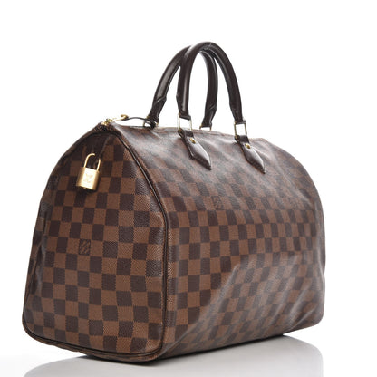 Louis Vuitton Damier Ebene Speedy 35 3 of 10