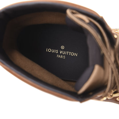 Louis Vuitton Calfskin Oberkampf Ankle Boots 11 Cognac 7 of 8