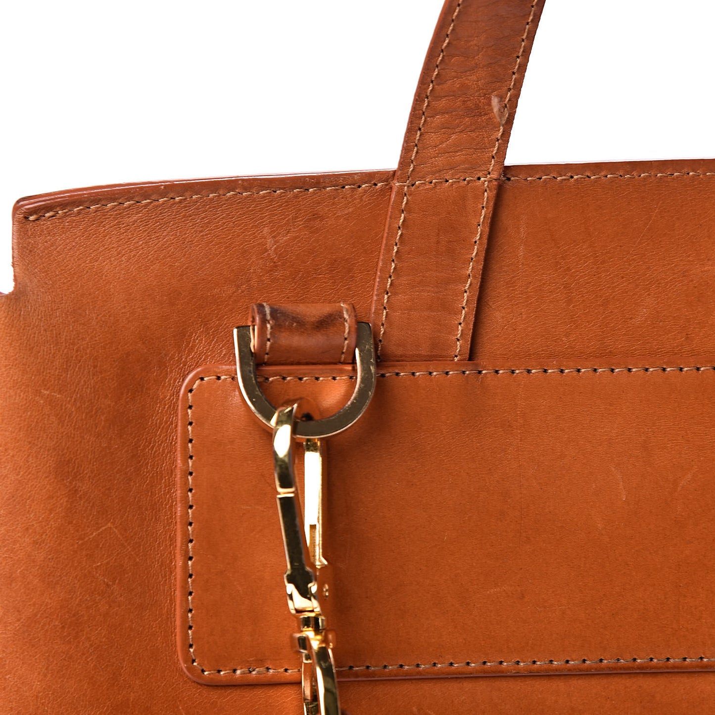 Calfskin Lady Bag Cammello Azzurro