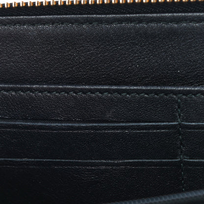 Gucci Guccissima Vitello Tender Zip Around Wallet Black 10 of 12