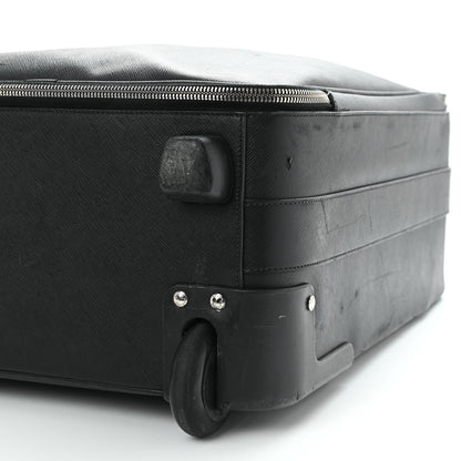 Prada Saffiano Travel Trolley Luggage Black 9 of 16