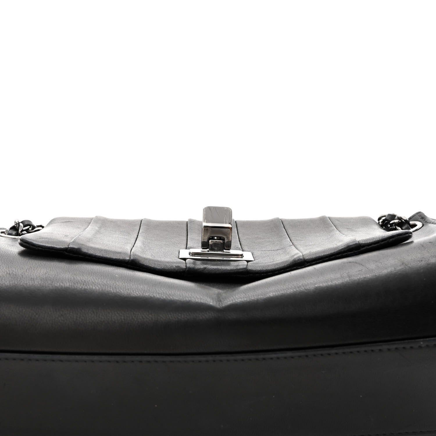 Chanel Lambskin Vertical Quilt Small Accordion Flap Black 11 of 14