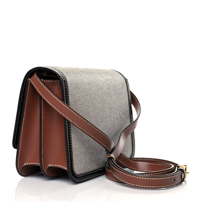 Burberry Canvas Calfskin Small TB Bag Natural 3 of 11
