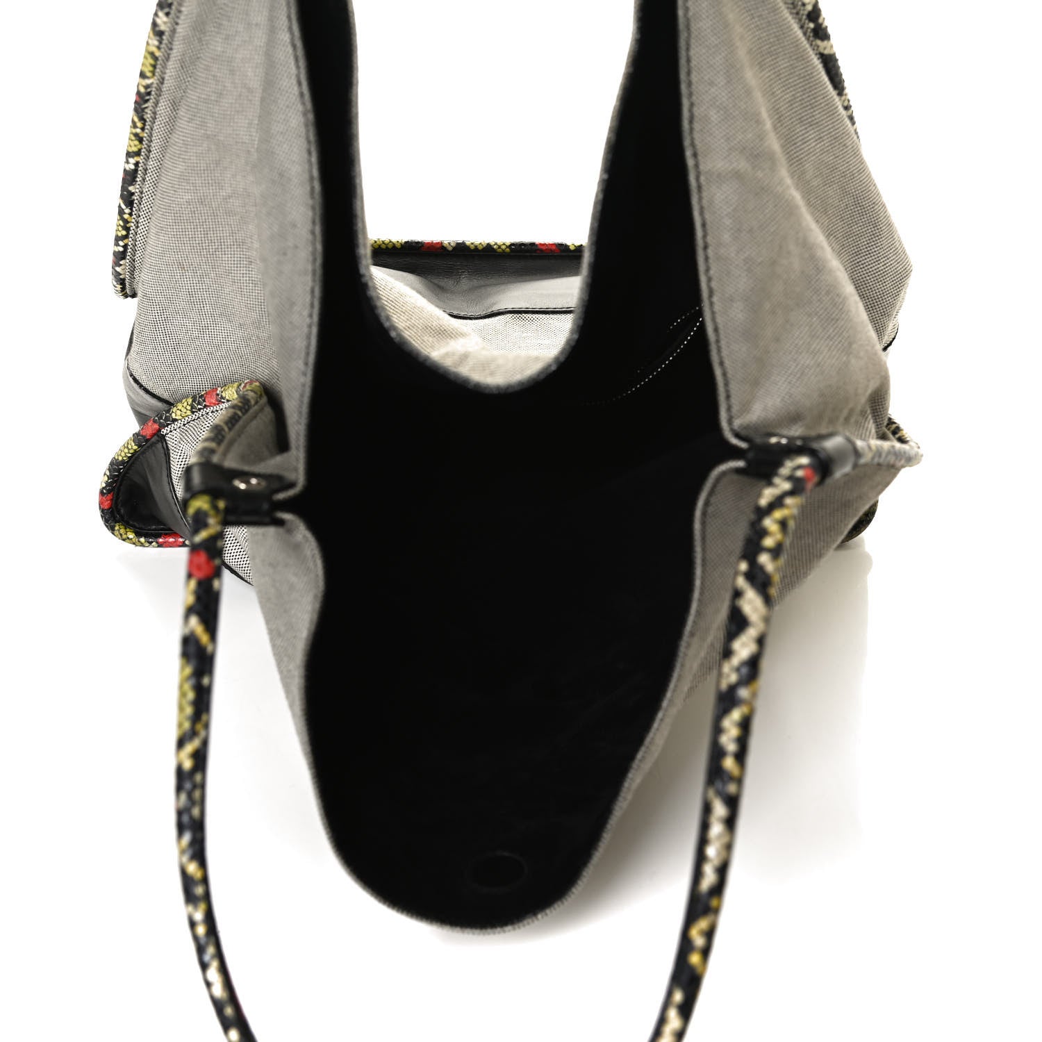 Proenza Schouler Ayers Canvas Large Tote Grey Multicolor 4 of 15
