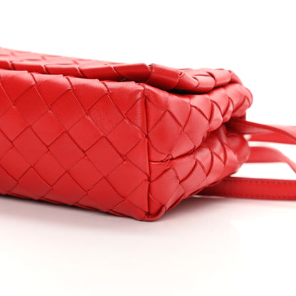 Bottega Veneta Nappa Intrecciato Mini Crossbody Red 9 of 15