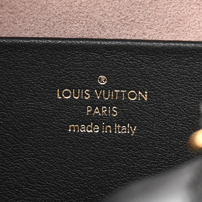 Louis Vuitton Lambskin Embossed Monogram Speedy 22 Bandouliere Black 6 of 9