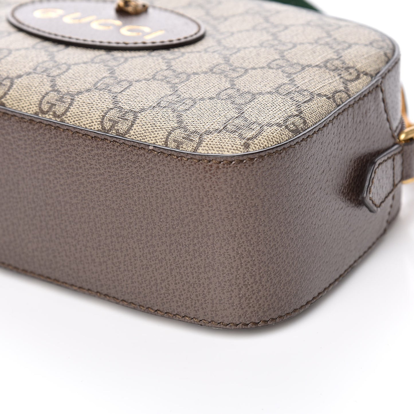 GG Supreme Monogram Web Neo Vintage Shoulder Bag Beige New Acero Crop