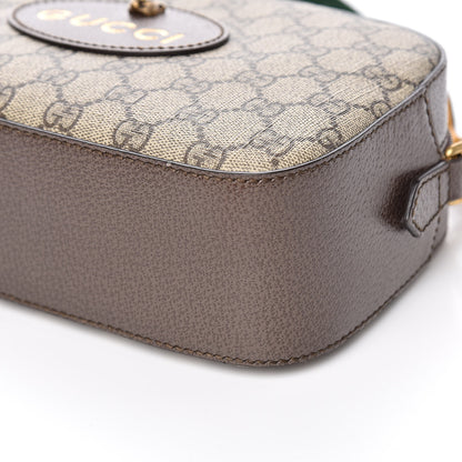 Gucci GG Supreme Monogram Web Neo Vintage Shoulder Bag Beige New Acero Crop 9 of 10