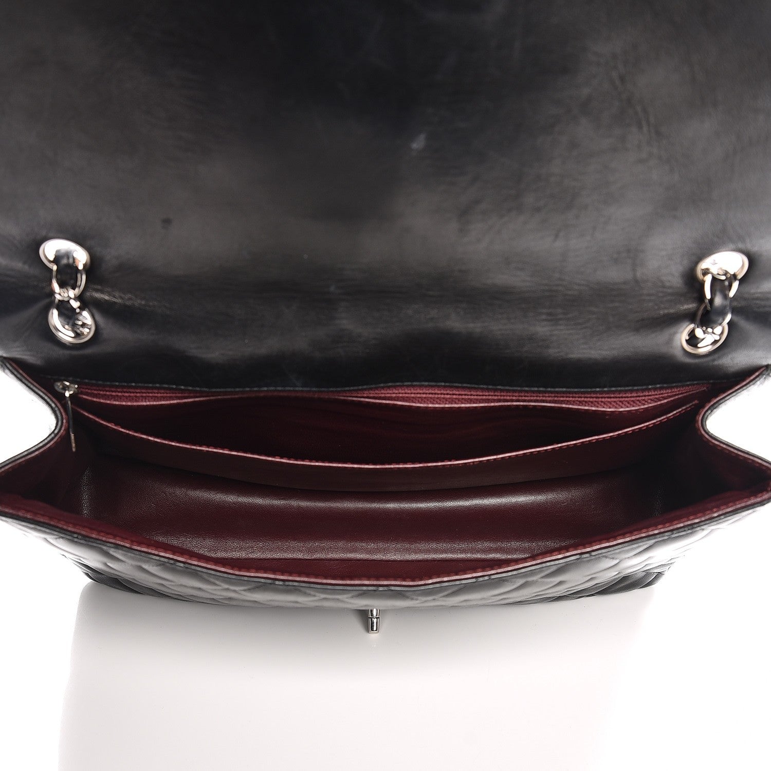 Chanel Lambskin Quilted Maxi Single Flap Black 5 of 16