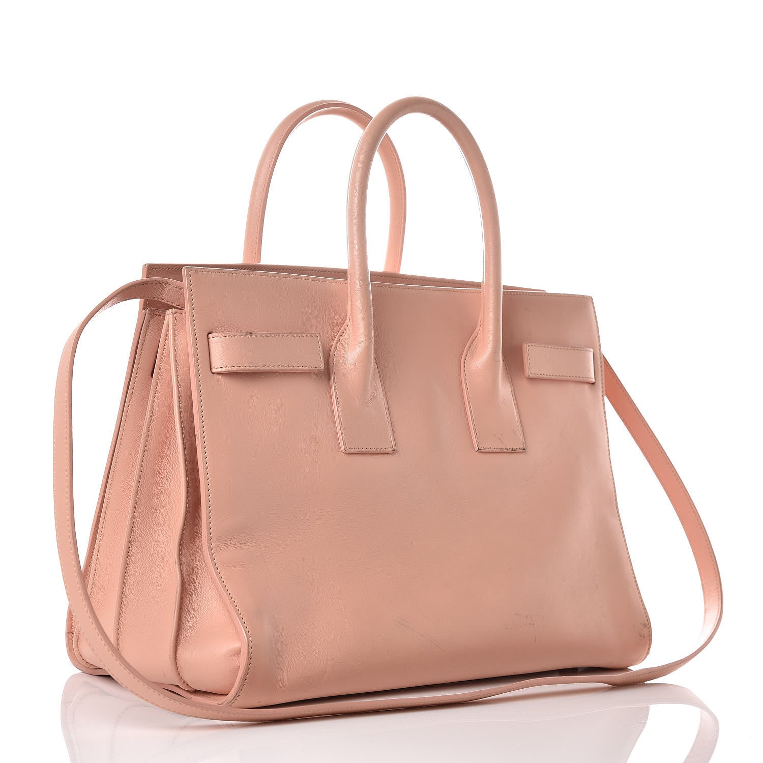 Saint Laurent Calfskin Small Sac De Jour Light Blush 4 of 25