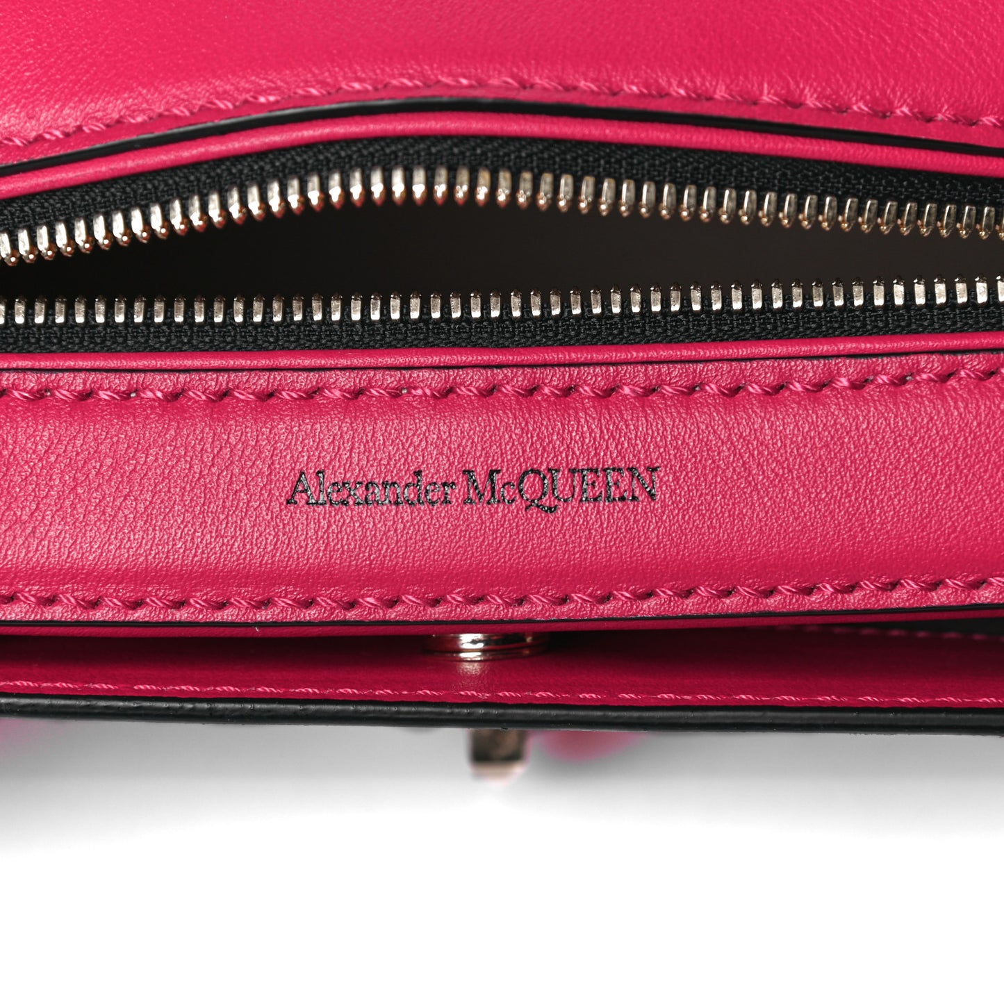 Calfskin The Myth Crossbody Bag Fuchsia