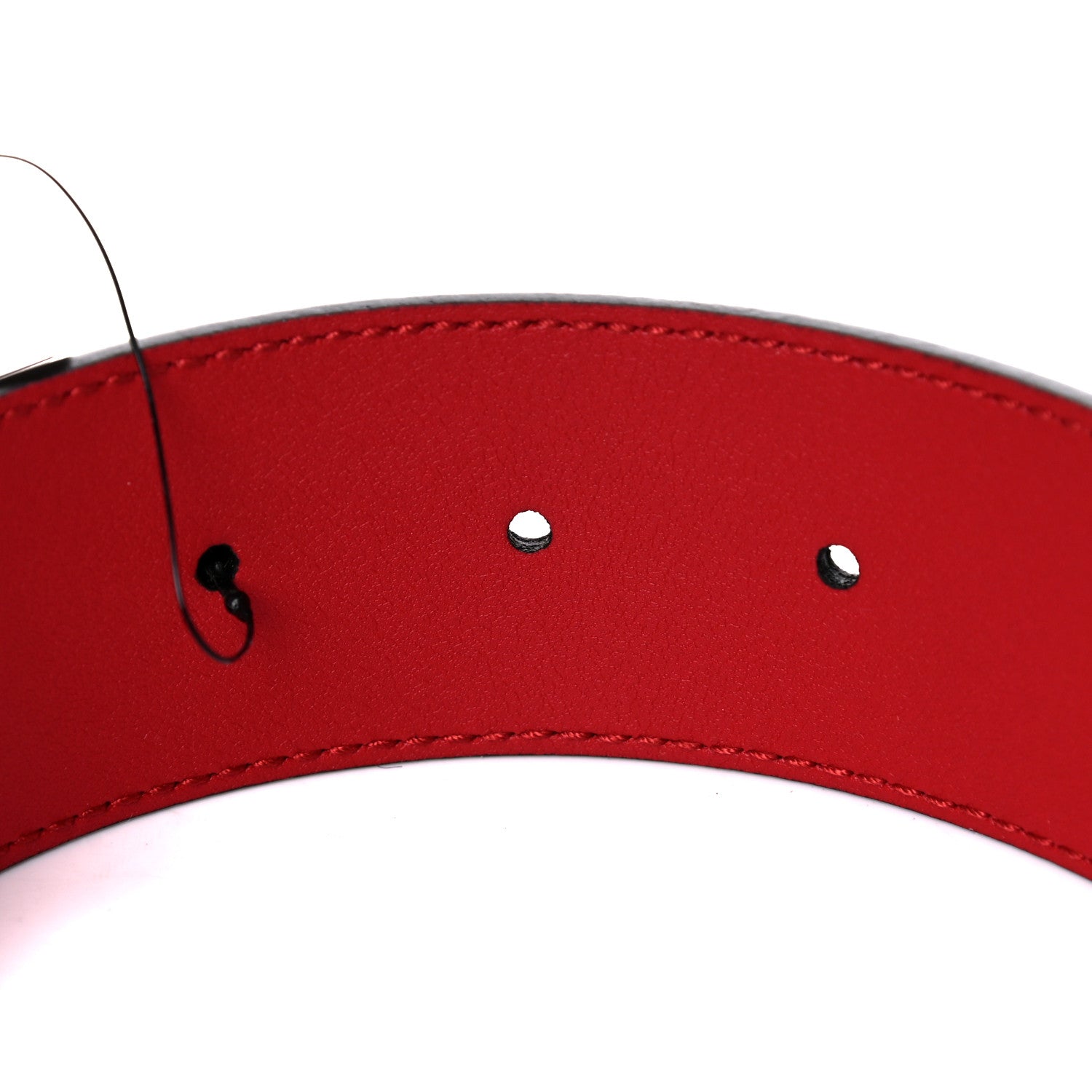 Gucci Moon Calfskin Torchon Double G 40mm Belt 90 36 Hibiscus Red 4 of 4