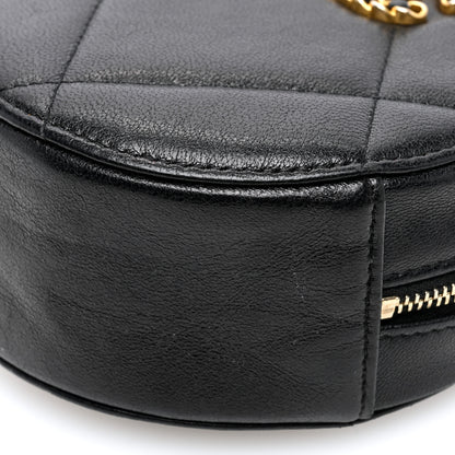 Chanel Lambskin Quilted Chanel 19 Round Clutch With Chain Black 10 of 10