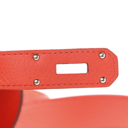 Hermes Taurillon Clemence Jypsiere 31 Orange Poppy 6 of 8