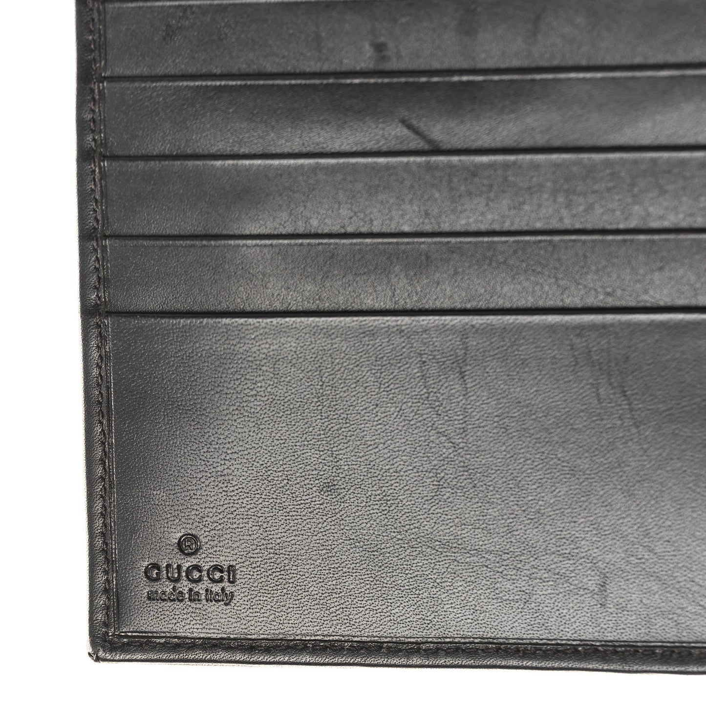 Monogram Denim Compact Wallet Beige Black