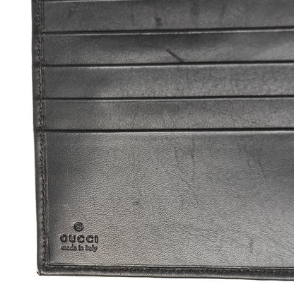 Gucci Monogram Denim Compact Wallet Beige Black 7 of 10