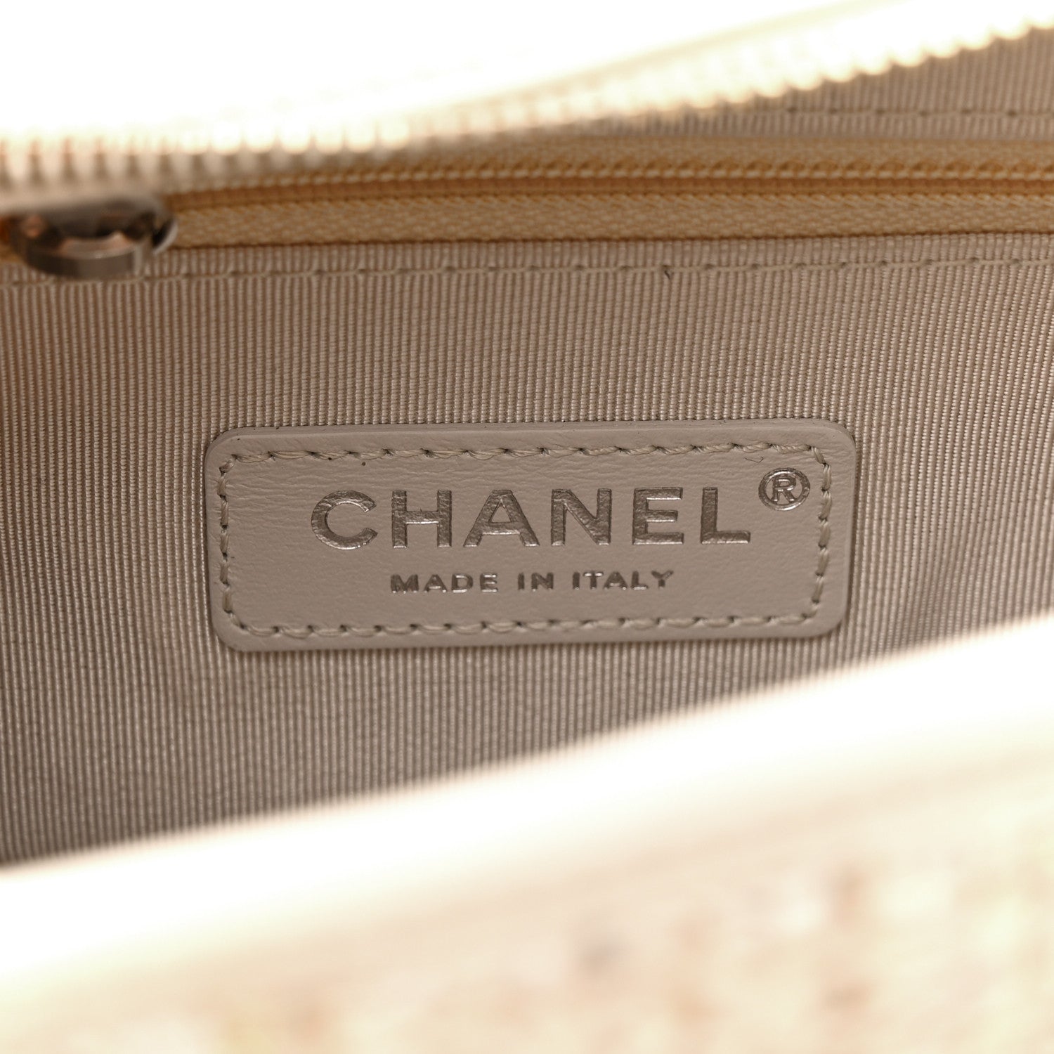 Chanel Tweed Calfskin Quilted Small Gabrielle Hobo Beige Ivory 6 of 17