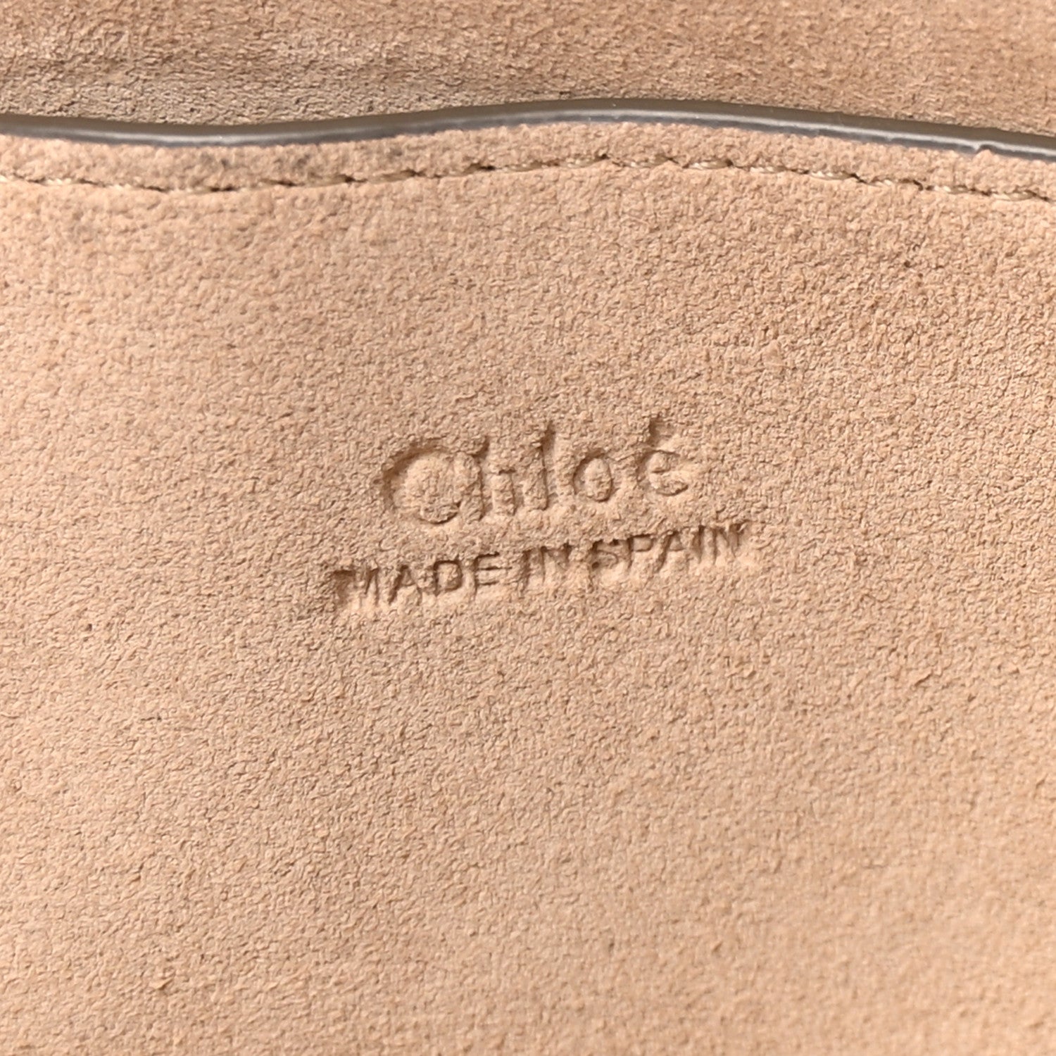 Chloe Suede Calfskin Small Faye Shoulder Bag Airy Grey 6 of 9