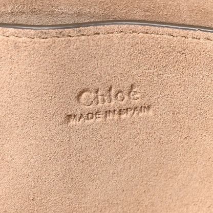 Chloe Suede Calfskin Small Faye Shoulder Bag Airy Grey 6 of 9