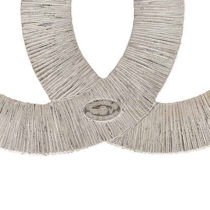 Chanel Baguette Crystal CC Brooch Silver 4 of 8