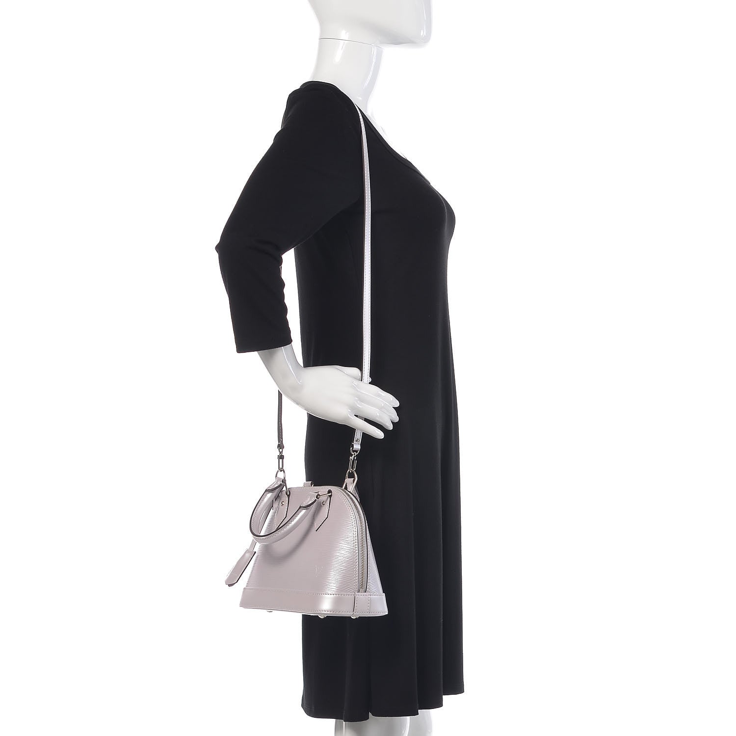 Louis Vuitton Epi Alma BB Lilac Nacre 2 of 9