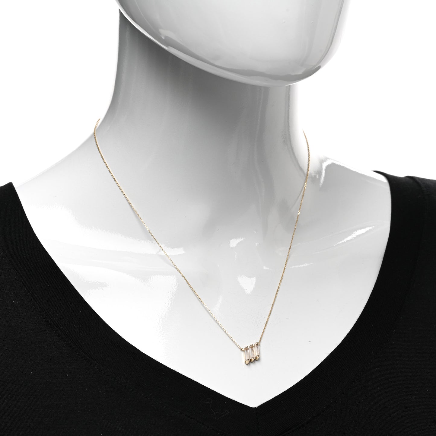 14K Rose Gold Rainbow Moonstone Amalfi Midi Pendant Necklace