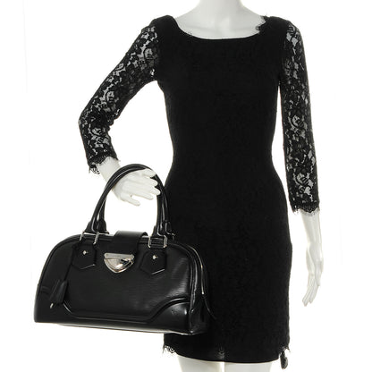 Louis Vuitton Epi Bowling Montaigne GM Black 2 of 9