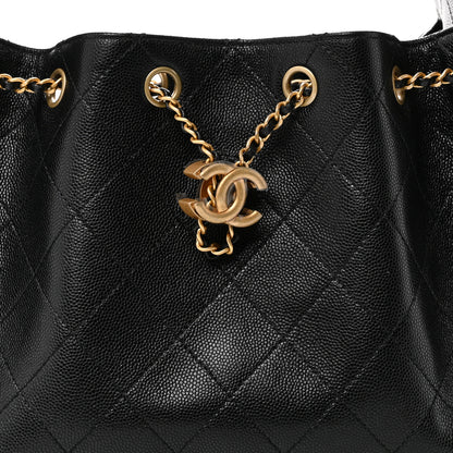 Chanel Caviar Quilted Small Chanel 25 Handbag Black 8 of 11