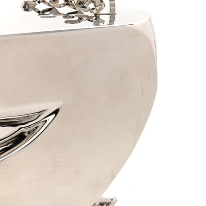 Givenchy Aluminum G Chain Clutch Silvery 10 of 12