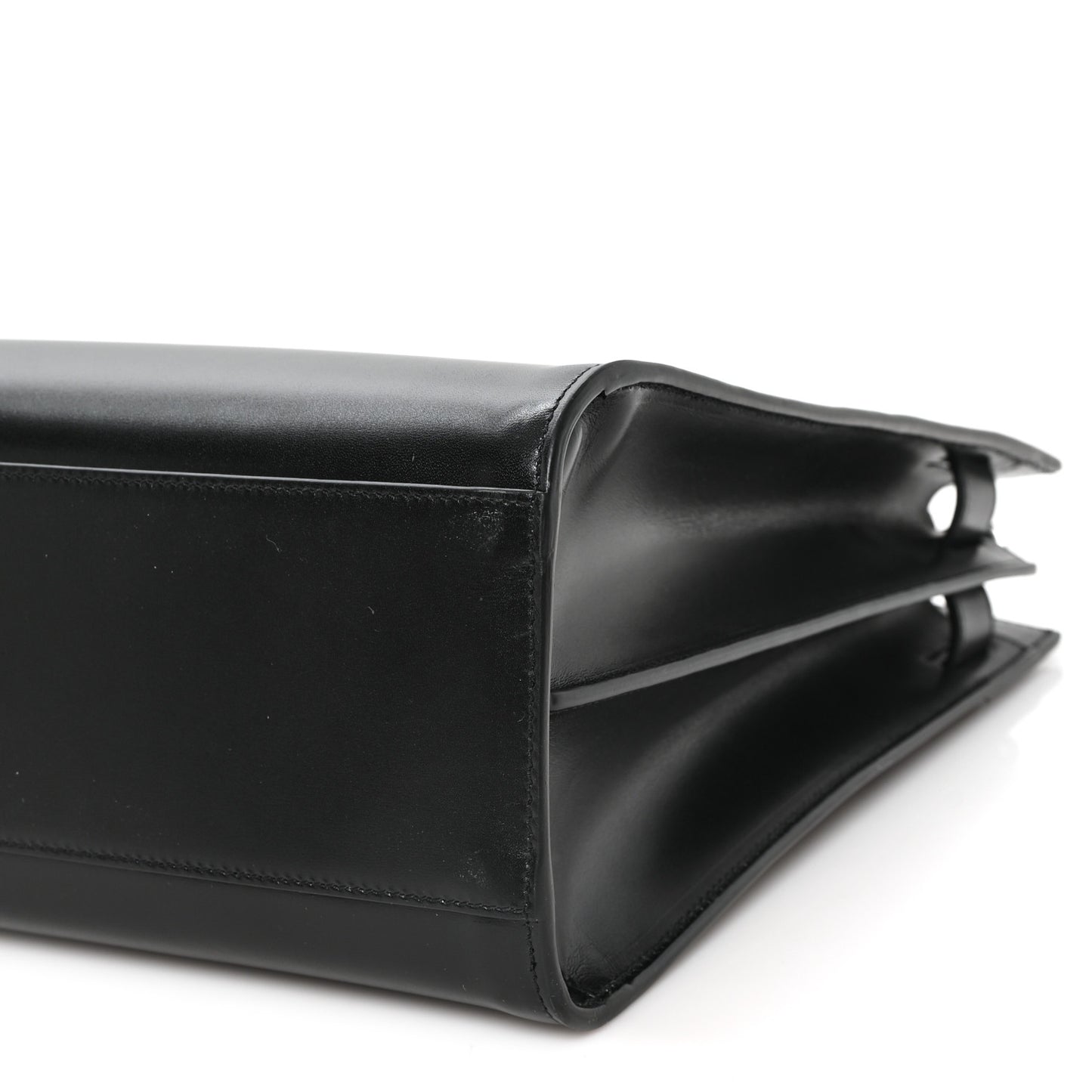 Calfskin Large Thin Sac De Jour Black