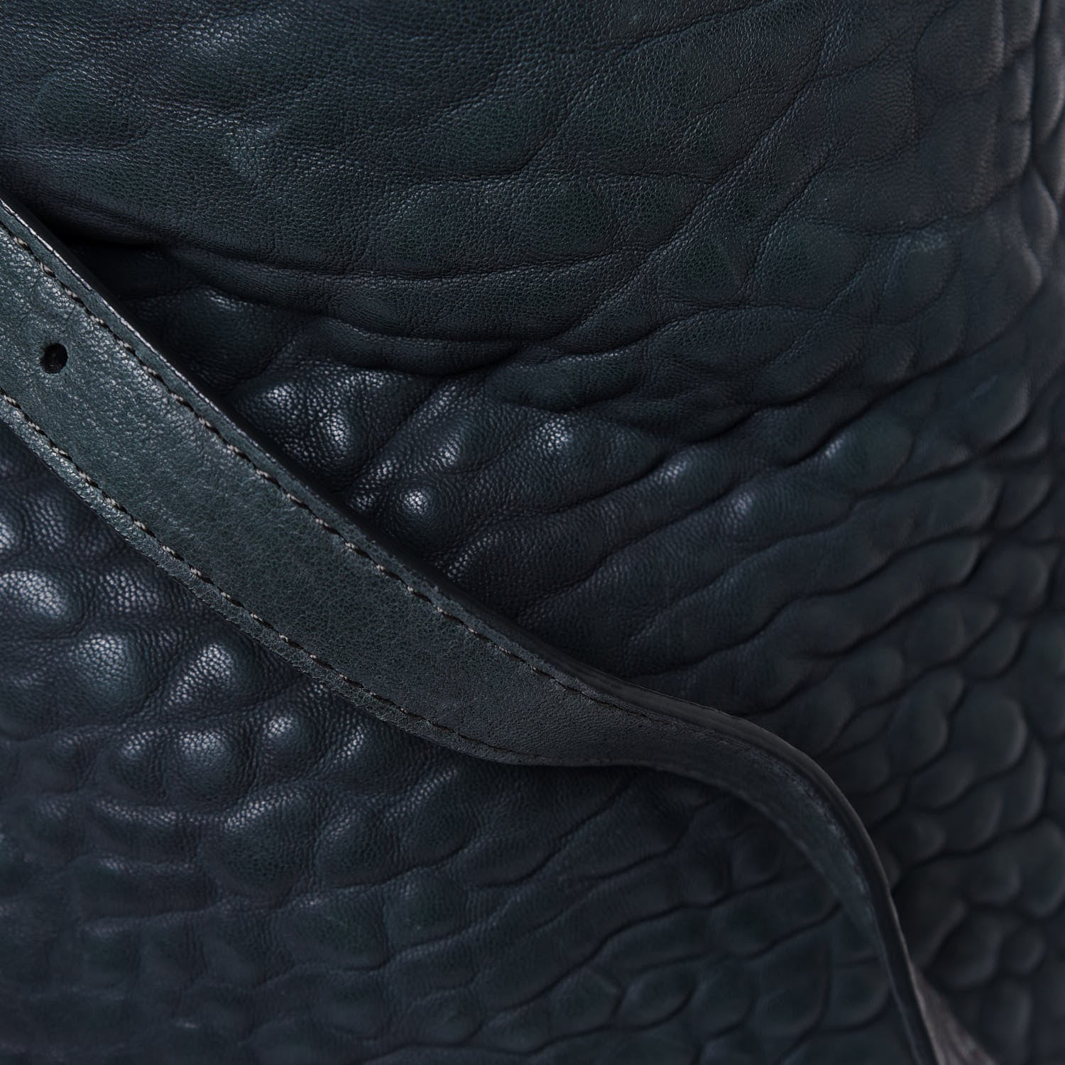 Alexander Wang Pebbled Lambskin Diego Bucket Bag Neptune Antique Brass Hardware 5 of 5