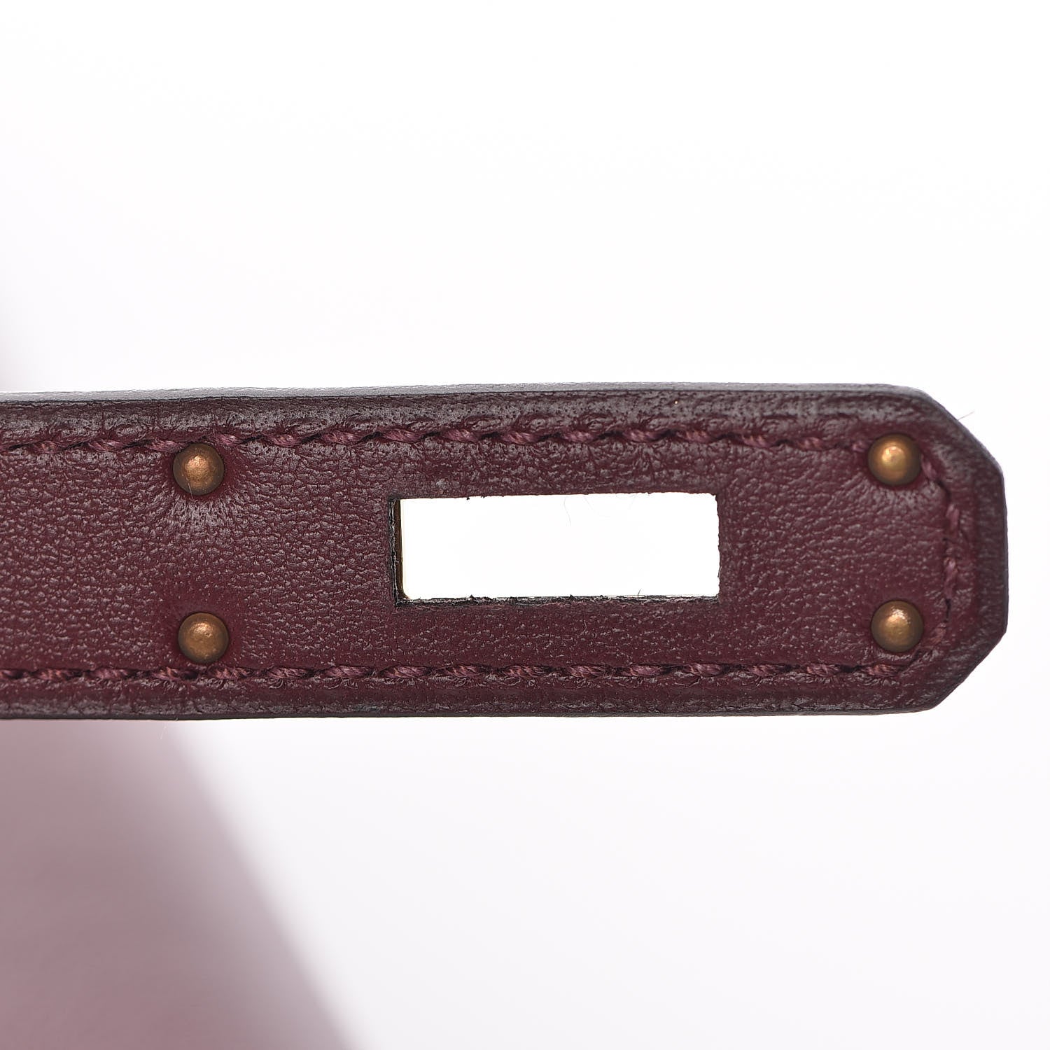 Hermes Swift Kelly Cut Clutch Pochette Bordeaux 25 of 27