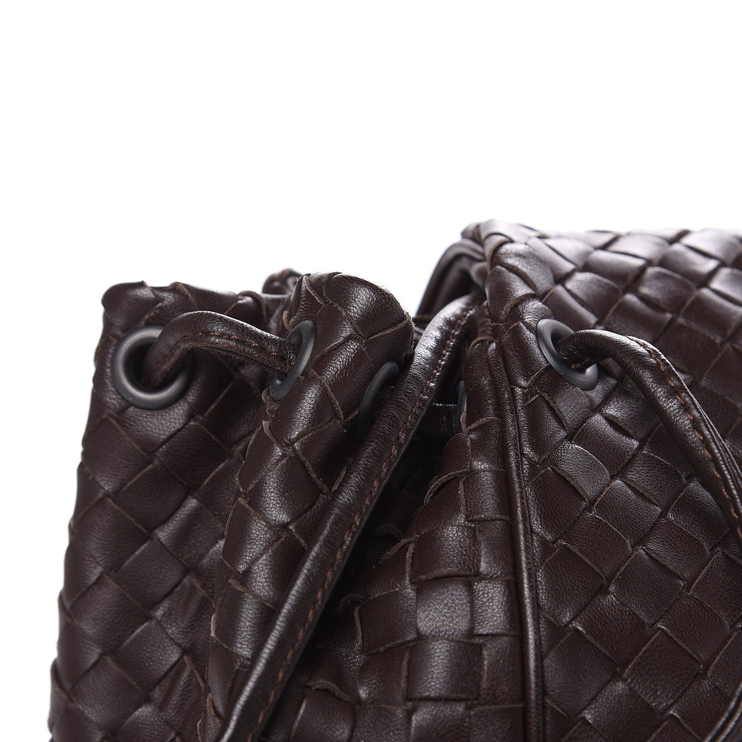 Bottega Veneta Nappa Intrecciato Messenger Bag Ebano 13 of 14