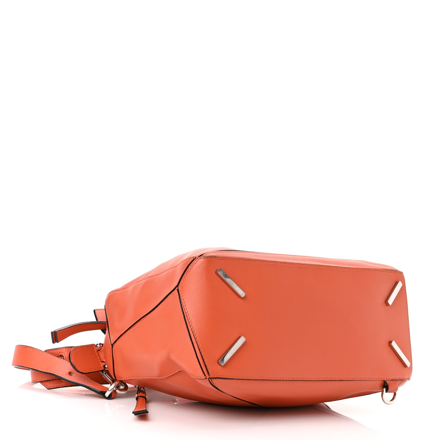 Loewe Calfskin Medium Puzzle Bag Coral 4 of 9