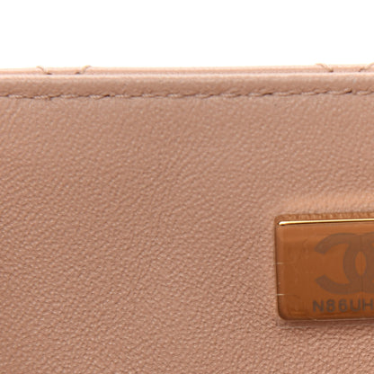 Chanel Lambskin Quilted Mini Square Flap Beige 9 of 11