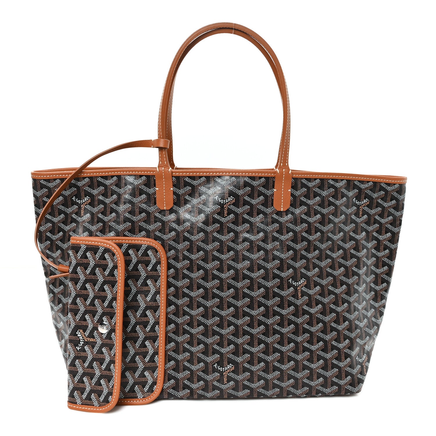 Goyard Goyardine Saint Louis PM Black Gold 2 of 10