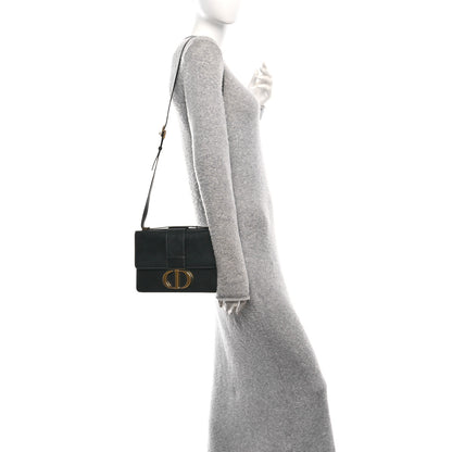 Christian Dior Smooth Calfskin 30 Montaigne Flap Bag Black 2 of 9