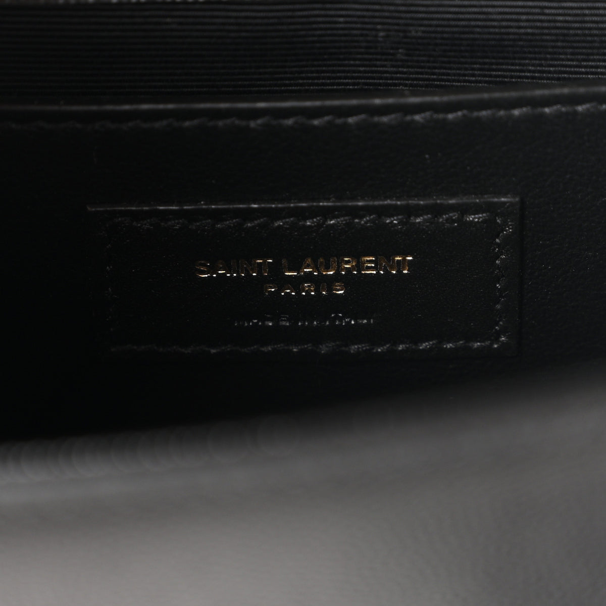 Saint Laurent Grain De Poudre Small Classic Monogram Kate Tassel Satchel Black 6 of 10